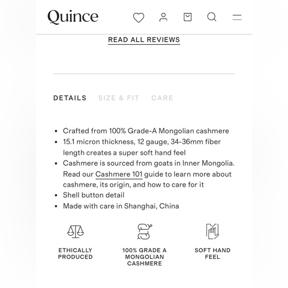 NWT Quince Mongolian Cashmere Red Cardigan - Picture 5 of 8